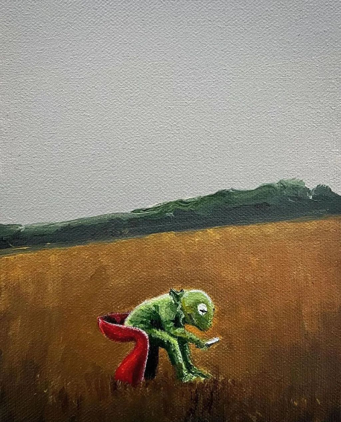 黑乎乎的小画,荒诞又有趣,吸引18万人的目光|史密斯|画作|史蒂夫_新浪