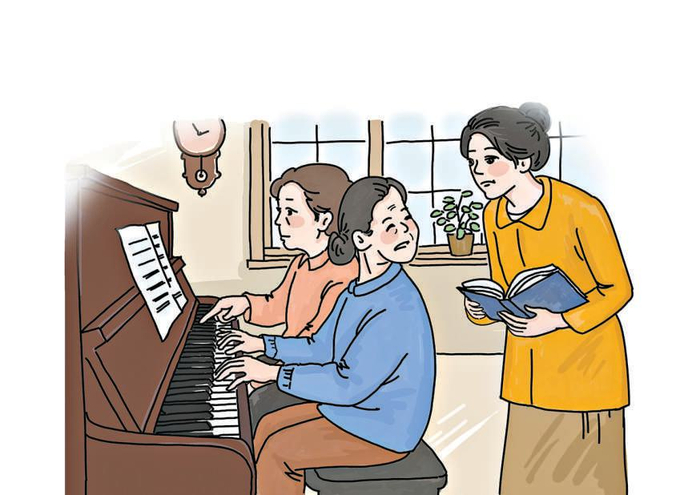 在老年大学里较劲