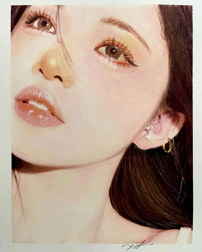 日本彩铅画家笔下的女孩,让我们看到,什么是温柔和妩媚|彩铅|笔下