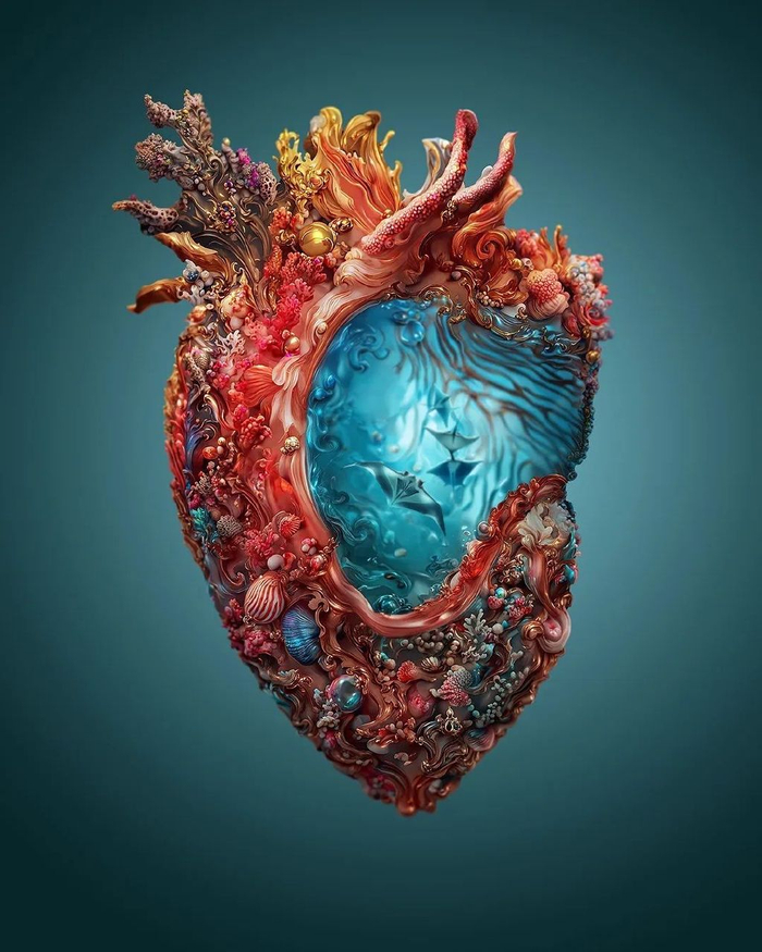 黑天鹅心脏25,葡萄心脏24,破碎心脏23,海马心脏22,变色龙心脏21,珊瑚