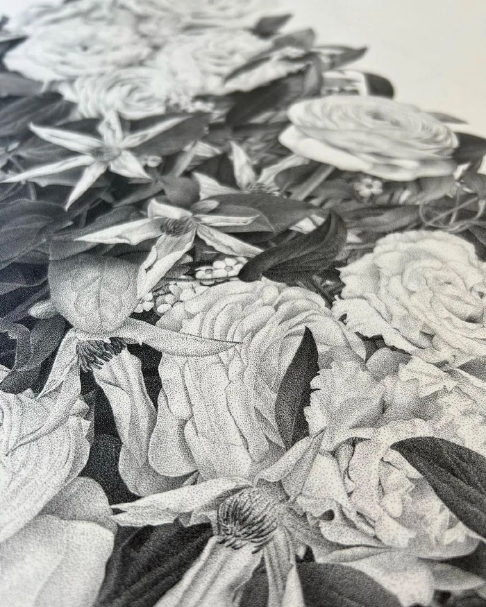 一幅画点4800万个点,耗费2300个小时,细节把人看呆了