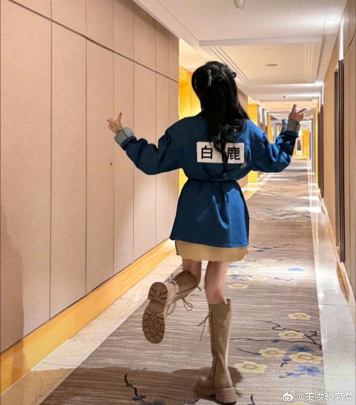 直观感受下白鹿有多瘦白鹿这腿瘦的呀