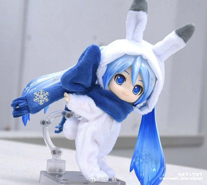 gsc雪初音粘土人doll再贩布偶睡衣雪音兔4月2日开订