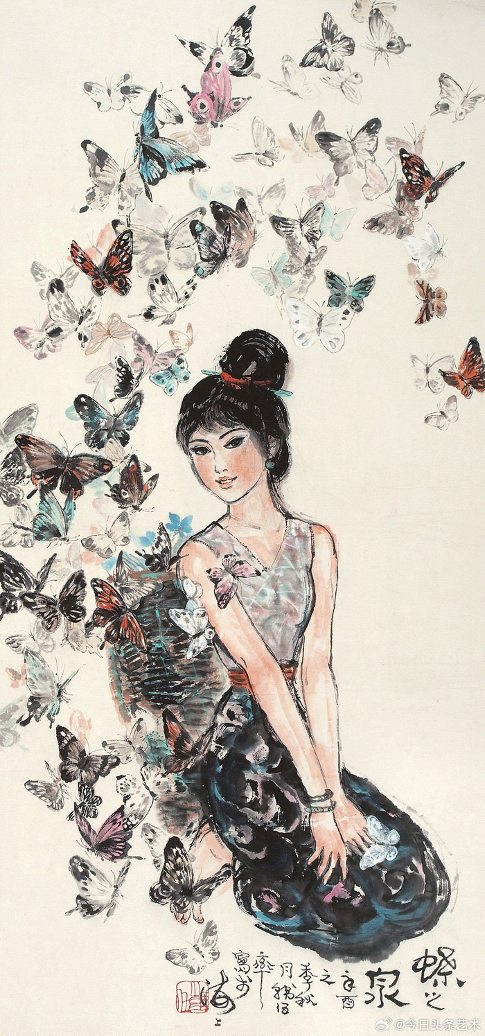 画家韩伍人物画__财经头条