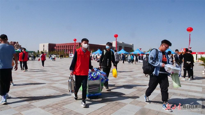 山丹县培黎职业学院迎来开学季