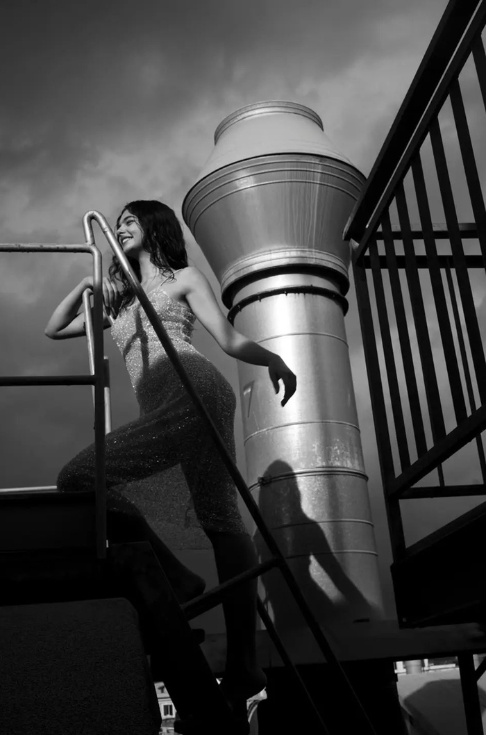 deva cassel 19岁黑白大片 lucia luorio镜头下的女孩特写