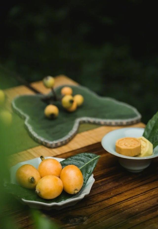 杨梅未熟何堪摘，杏子初青未可尝， 最是枇杷解人意，樱桃红后十分黄
