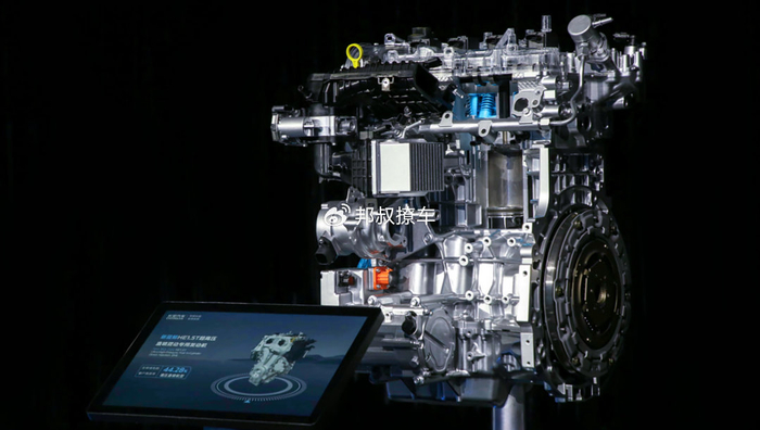 5l发动机的最高热效率是43%.去年下线的奇瑞第五代acteco 1.