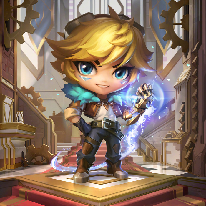 小小 伊泽瑞尔原画&局内建模图