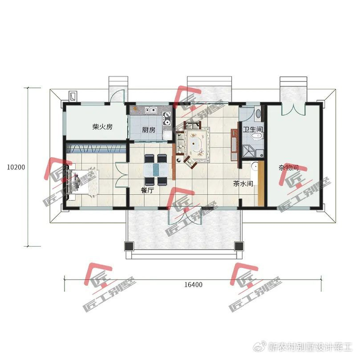 6套平房乡村小别墅,第2款更接地气,第6款简直是养老天堂!