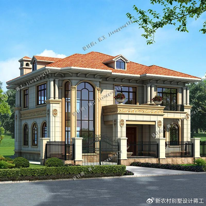 4款复式二层农村别墅,造价30万起,农村人人都能住别墅