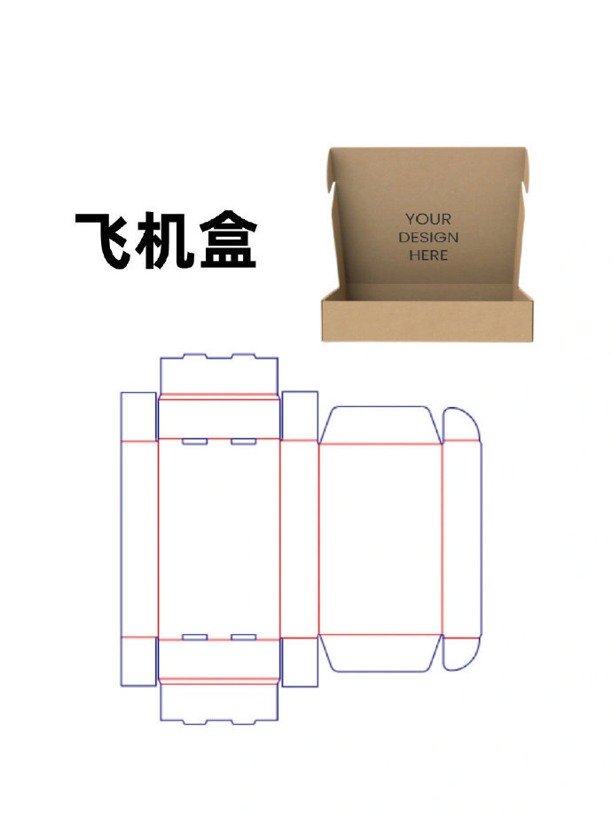 常用盒型设计附包装结构展开图