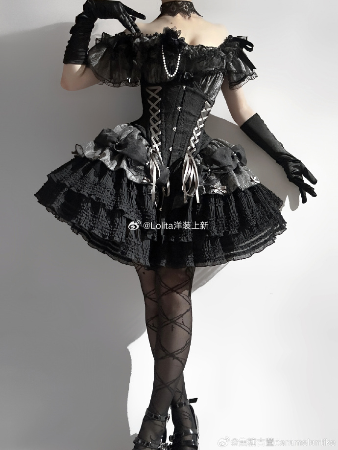 电阻焦糖古董caramelantike裙子羽宴time22
