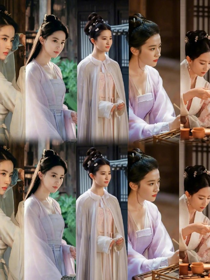 刘亦菲宋代绝美古装服饰集