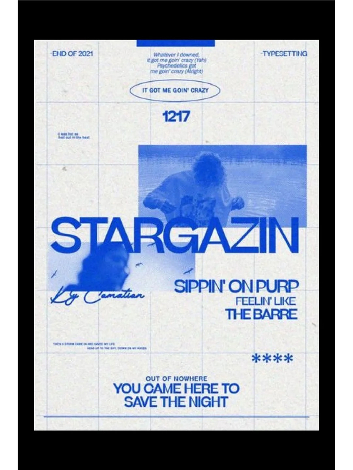 蓝色系列海报版式参考!