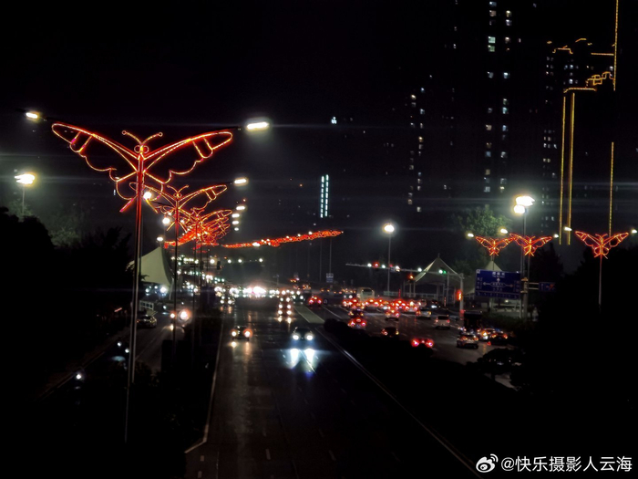 潍坊夜景北海路一带