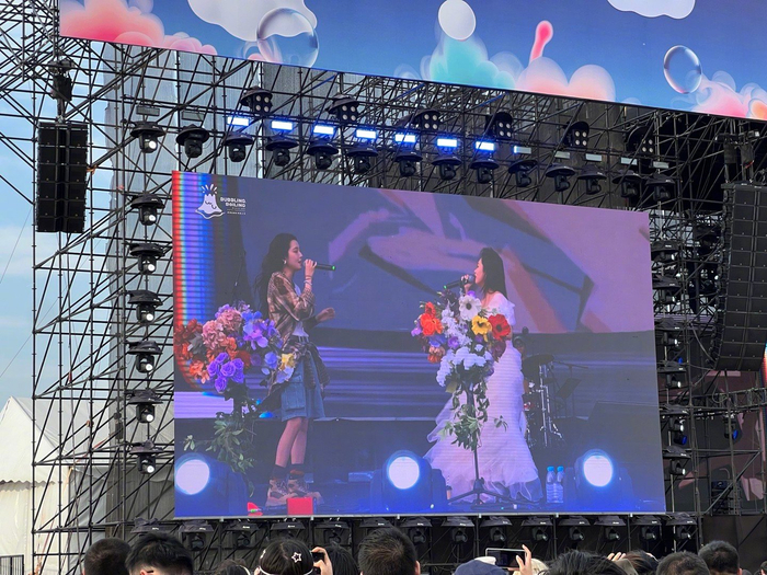 在南宁泡泡岛庄达菲与陈婧霏的同台演出无疑是这个春季最温馨的惊喜