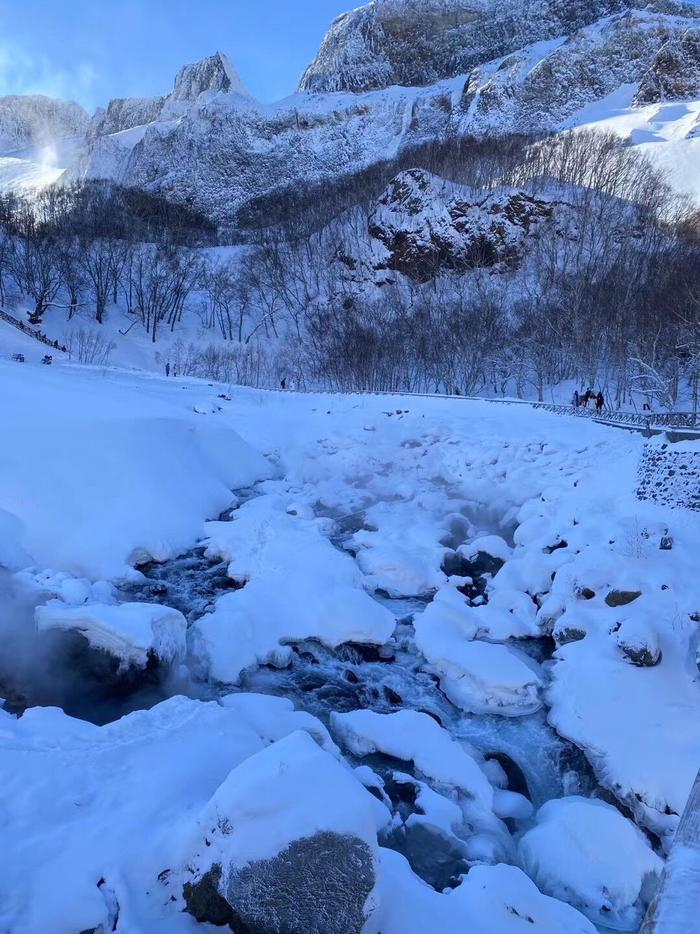 长白山雪景手机壁纸图片