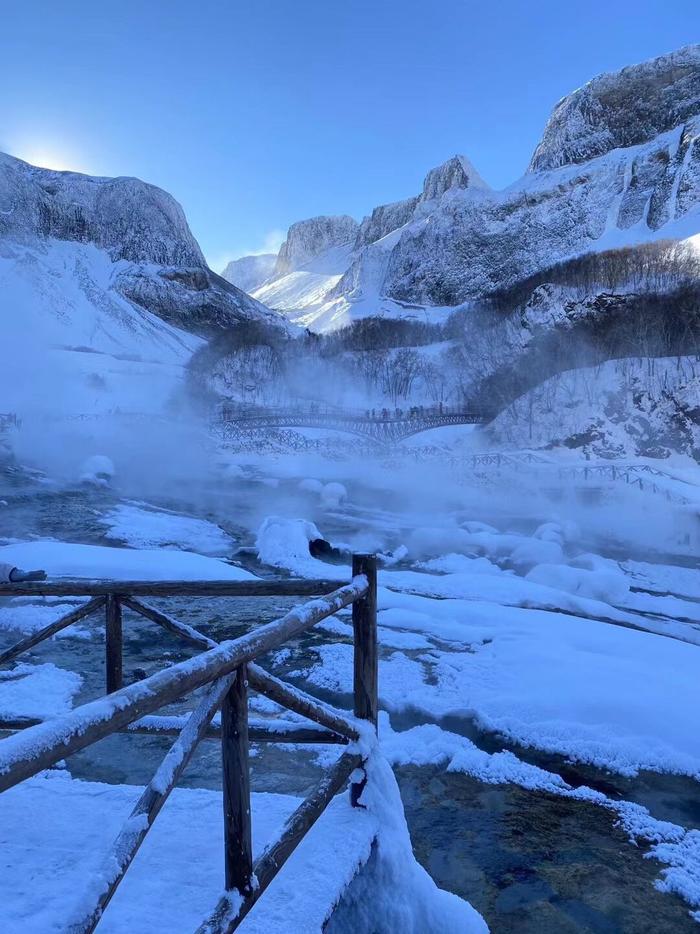 长白山雪景手机壁纸图片