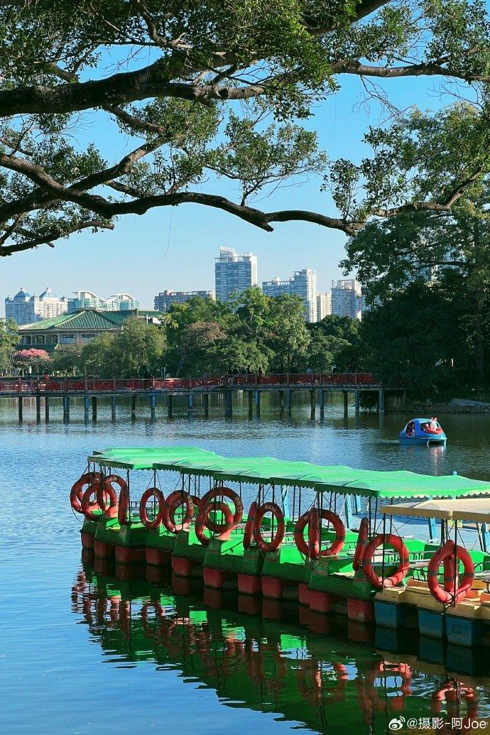 赴一場與大自然的約會廣州東山湖公園