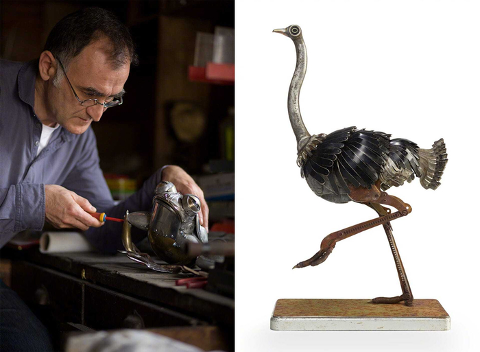 艺术家edouardmartinet雕塑作品linksthisiscolossalcom