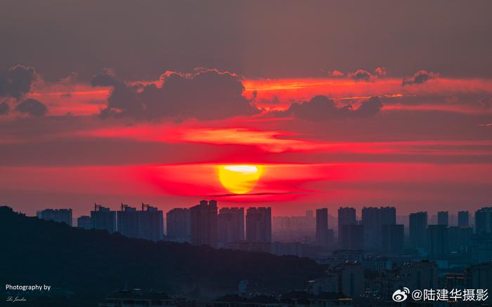 无锡夏日黄昏美景