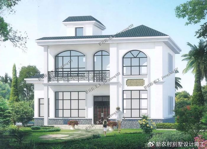 5款二层农村小别墅,主体30万以内,想要性价比高这几款都要看|农村
