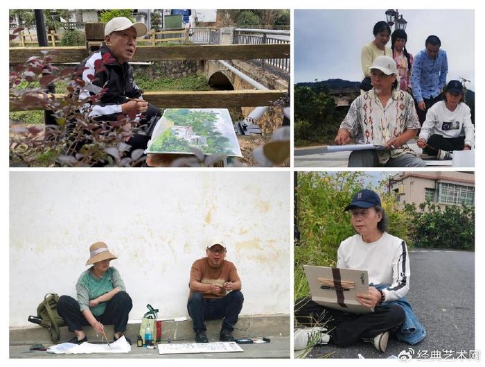 抵達住宿地張弼士故居後,即趕往北塘寫生基地進行參觀