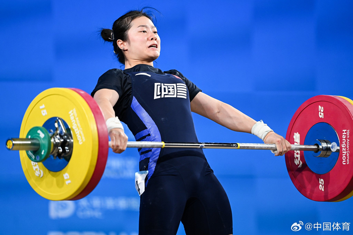 朝鲜杭州亚运会举重女子64公斤级a组决赛