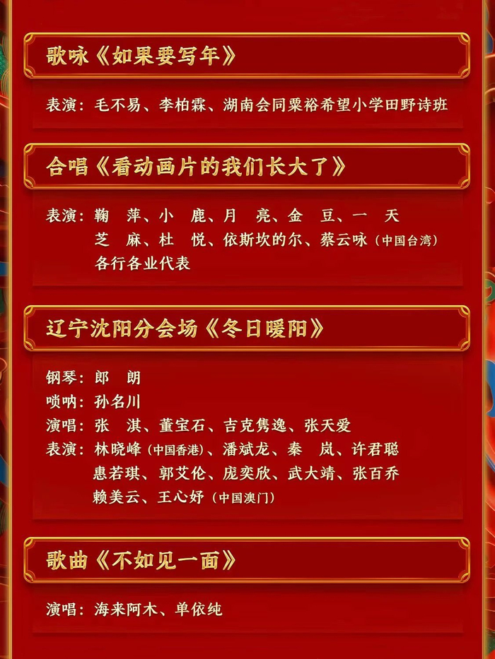 今年春晚,你最期待哪个节目?