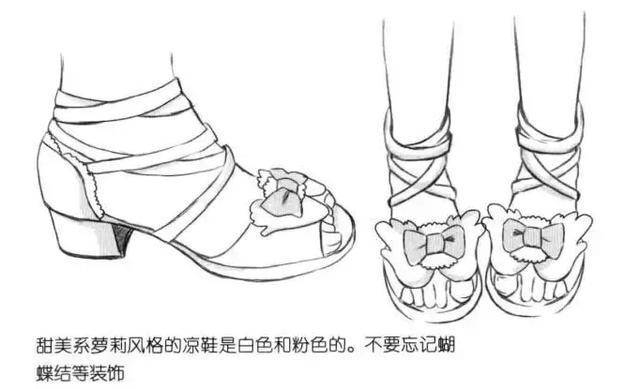 手臂上带着锁链. 胳膊裸露着,很显眼. 脚踝上有脚链.