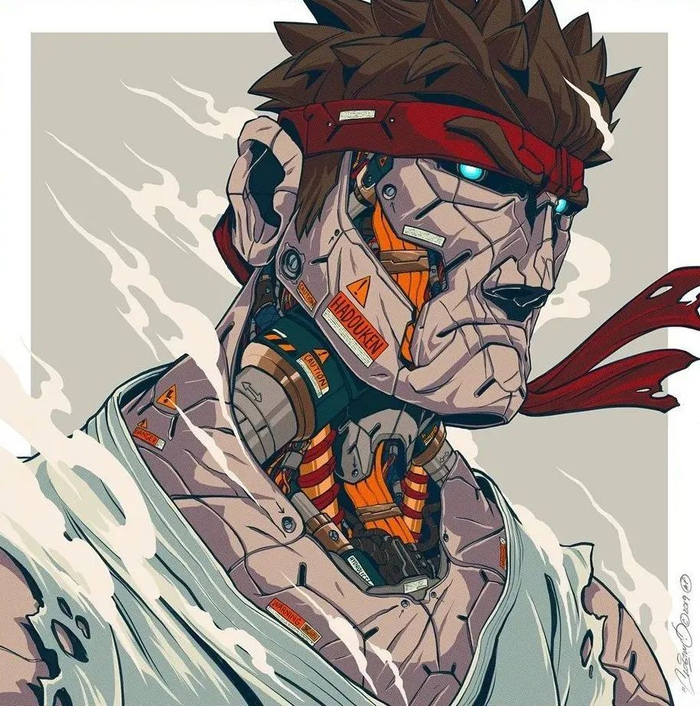 炸裂!艺术家爆改卡通角色,炫酷的机械风让人爱极了