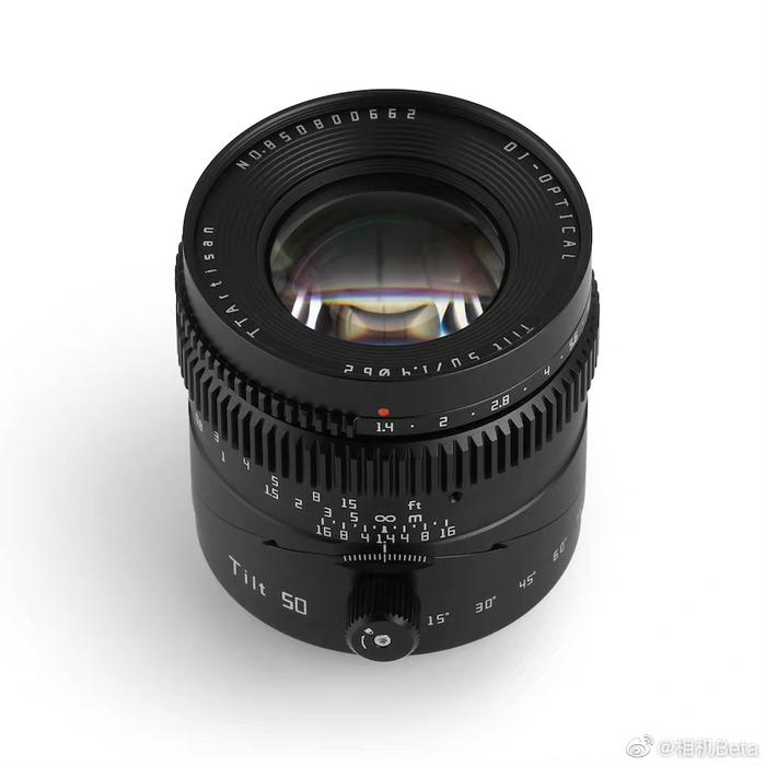 国产铭匠光学发布50mm F1 4 Tilt全幅头更多细节以及mtf、…… 财经头条