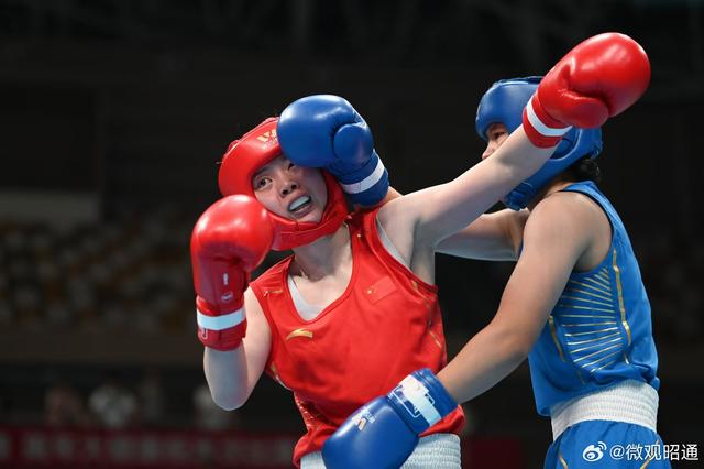 拳舞长安全运风采，女拳手挥汗拼搏