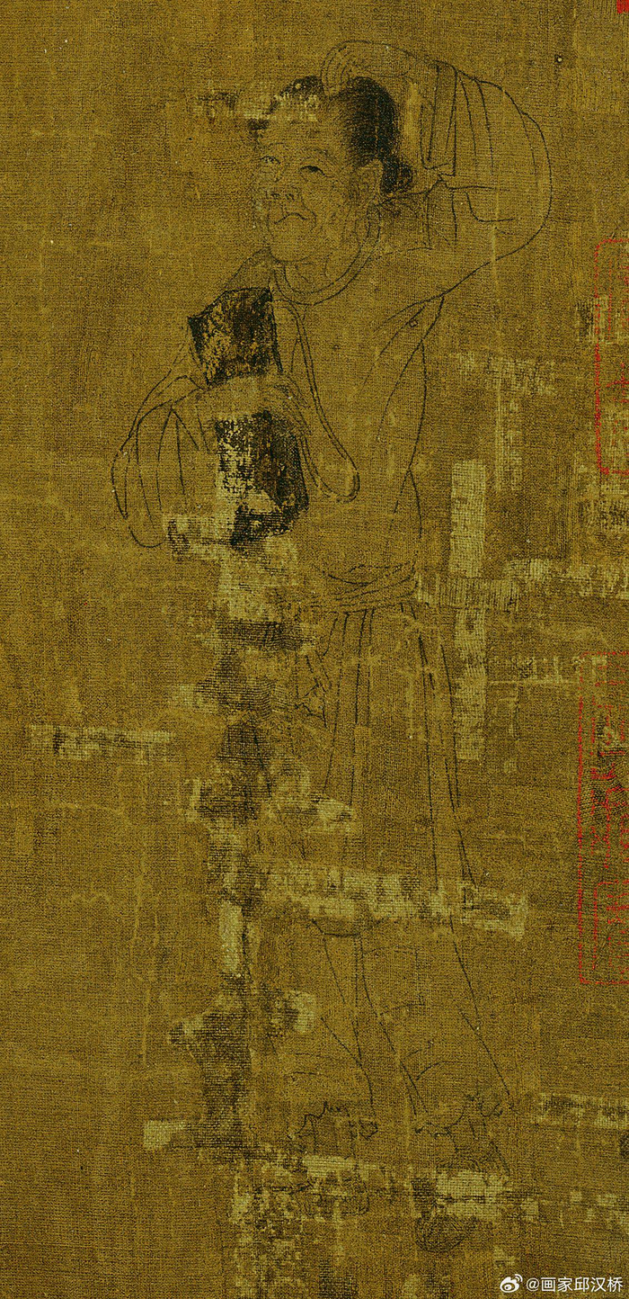 唐代阎立本萧翼赚兰亭图北宋摹本