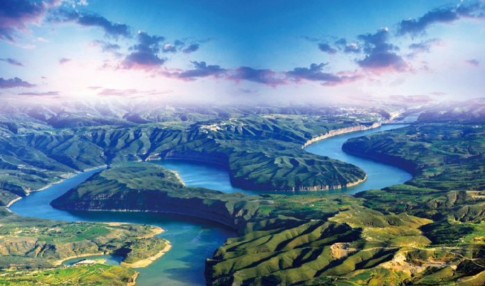 沿着黄河遇见海,这是一场"中国式浪漫"|黄河|高原|青海省_新浪新闻