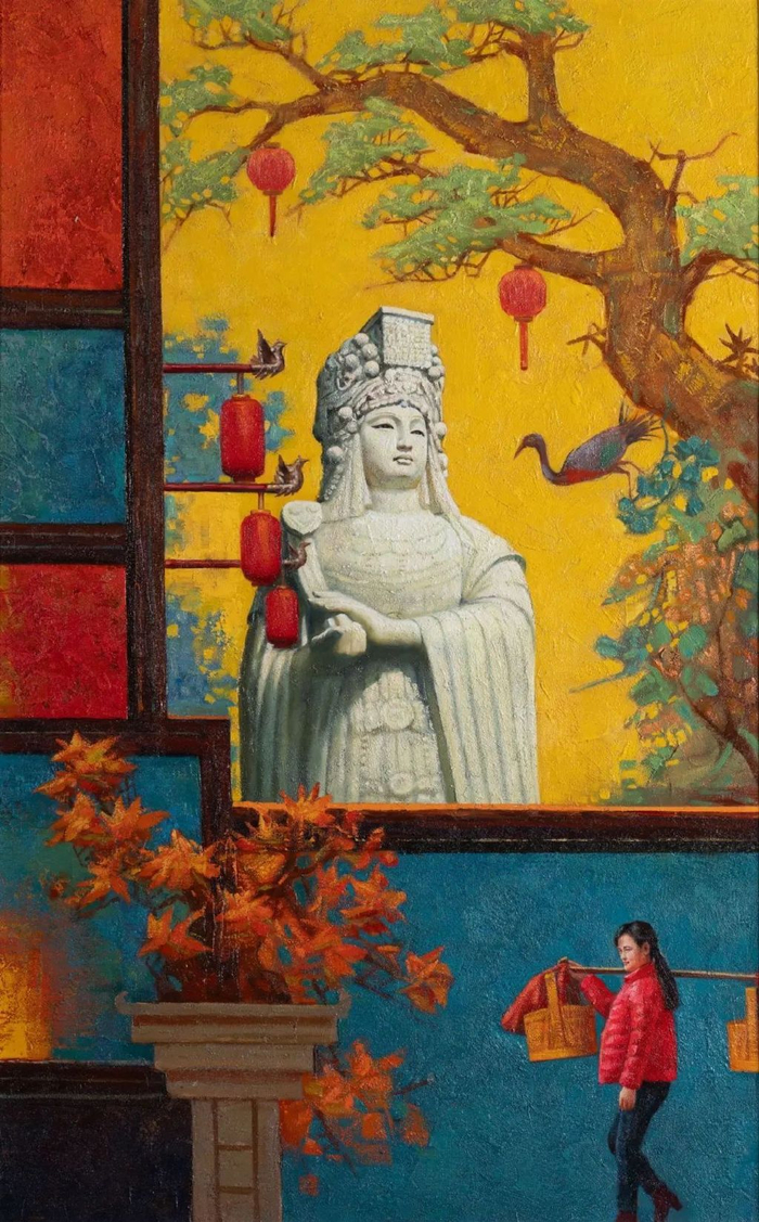 莆田元宵民俗文化油画大赛获奖作品