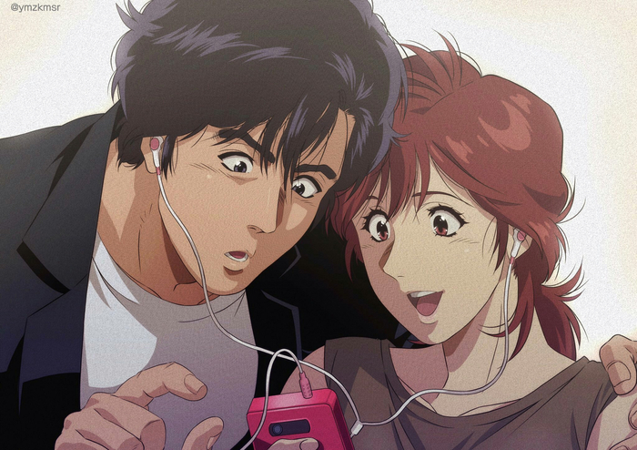 冴羽獠&槙村香!啊啊!这也太好嗑了吧!