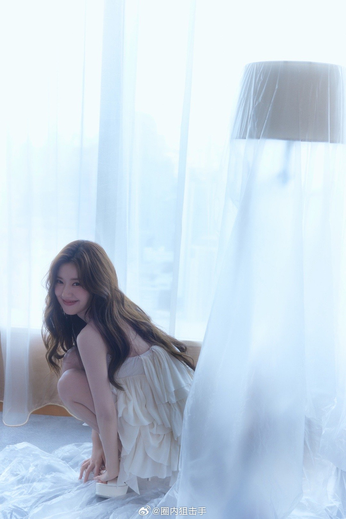 赵露思这一身白裙也太仙太美了吧