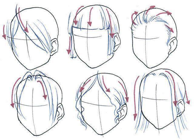 漫畫人物頭髮怎麼畫?動漫頭髮畫法教程~|頭髮|畫法