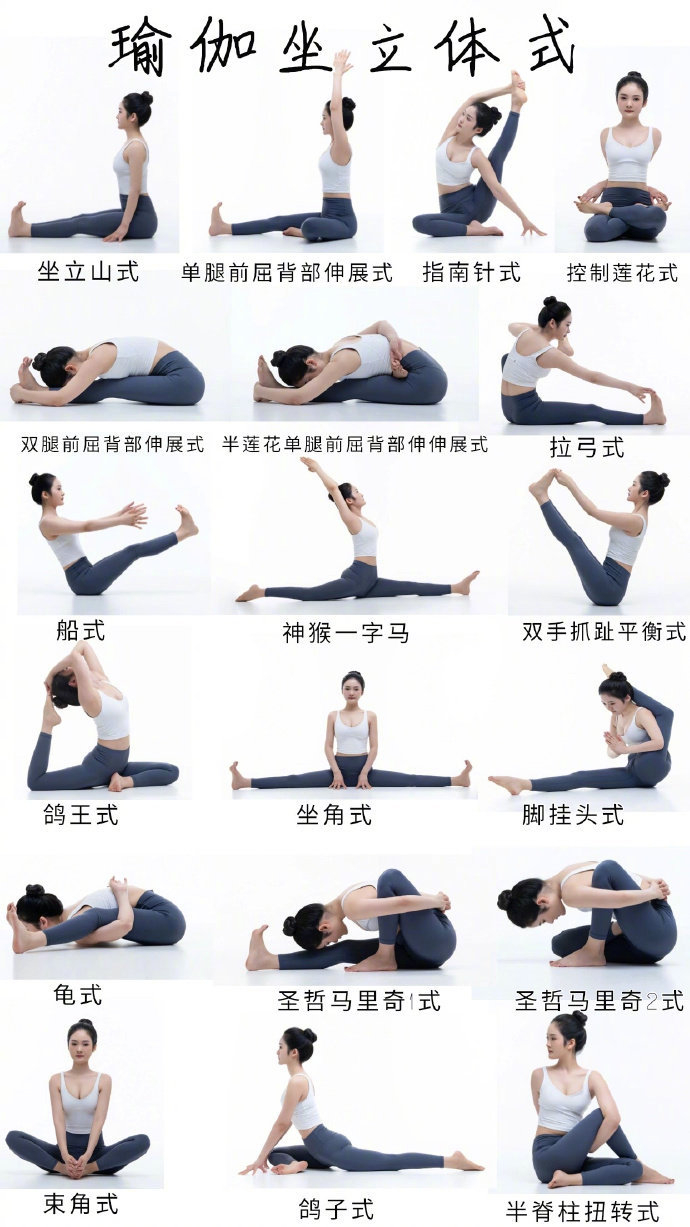 瑜伽体式 看这一篇合集就够了!