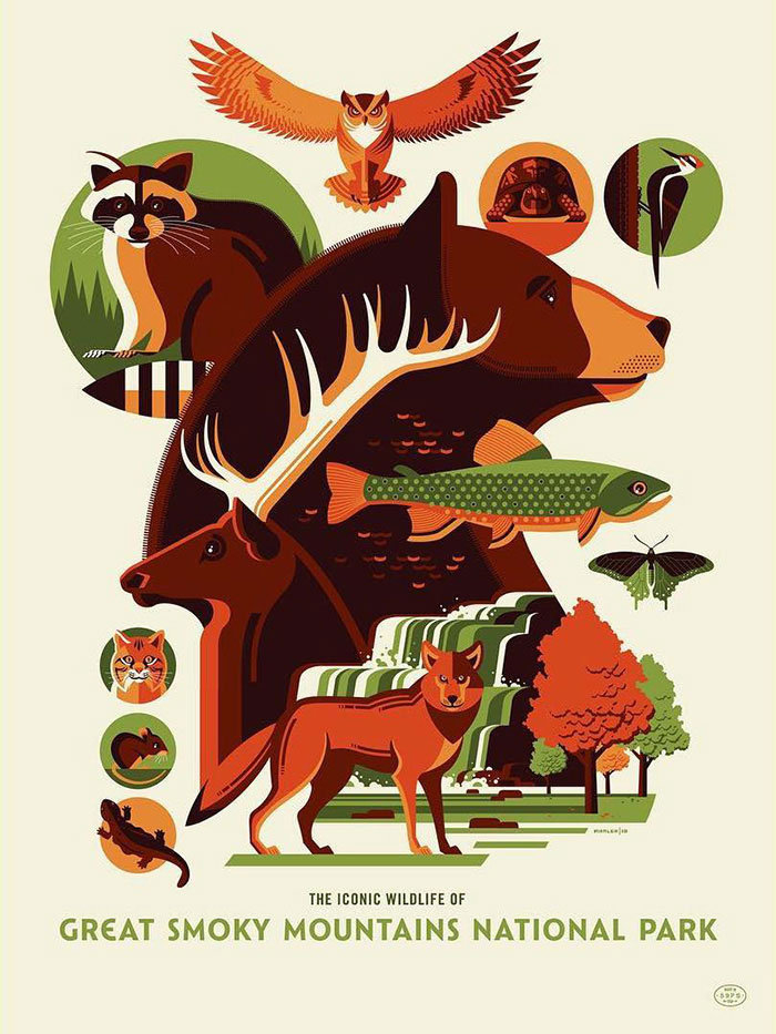 美国设计师tomwhalen插画风电影海报设计