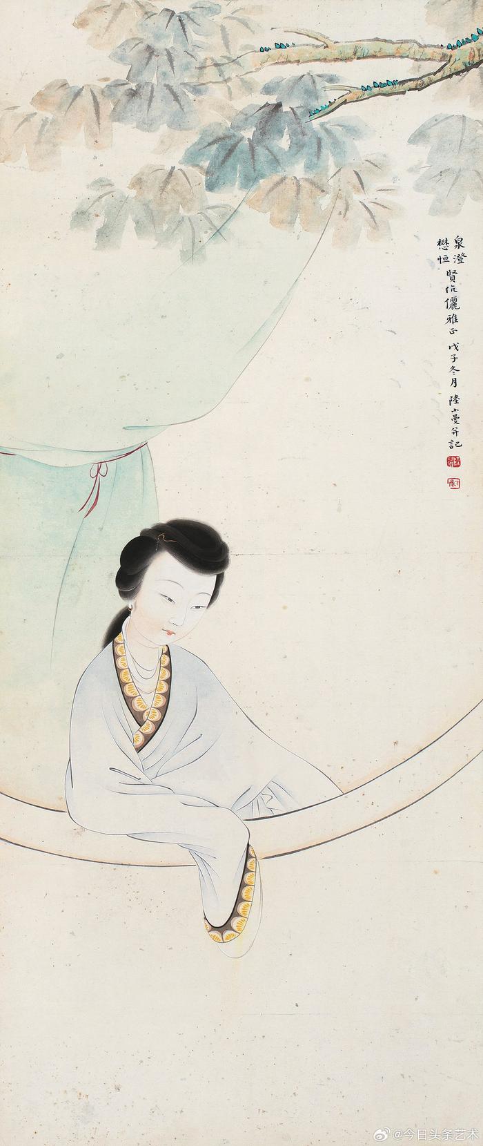 民国才女陆小曼国画作品