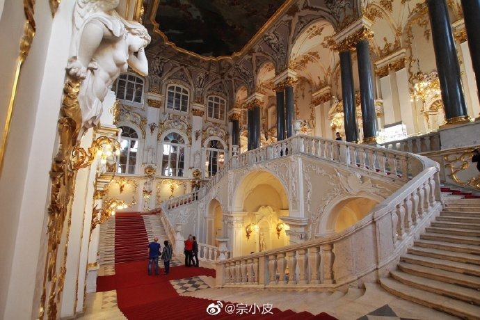 世界四大博物馆之一的俄罗斯国立艾尔米塔什博物馆