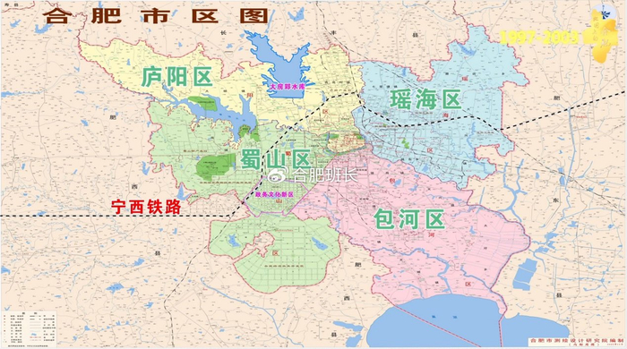 从规划地图的变迁,看高速发展的合肥!