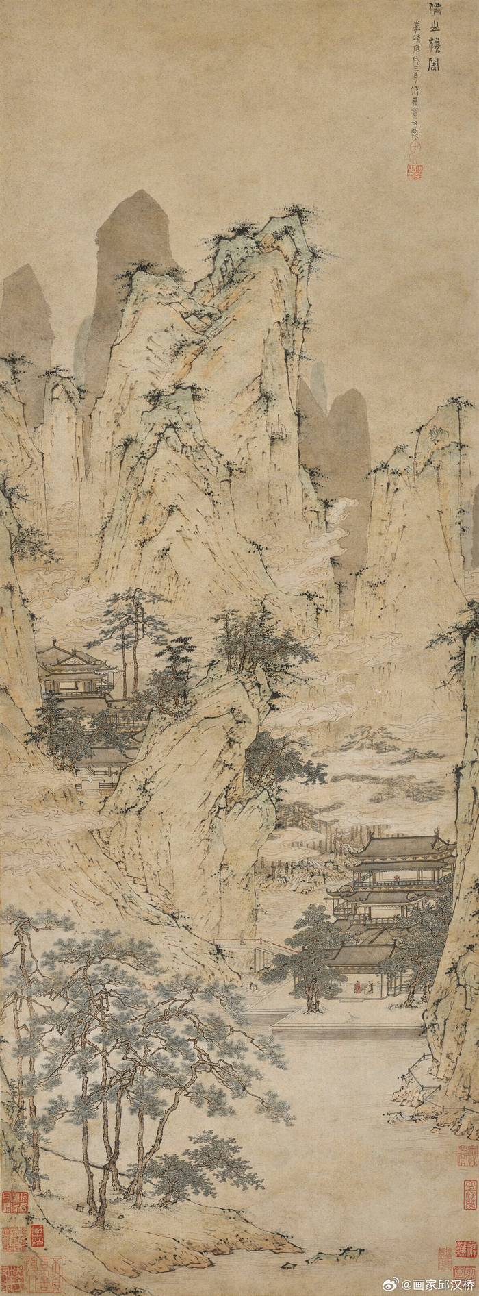 明代画家仇英国画作品