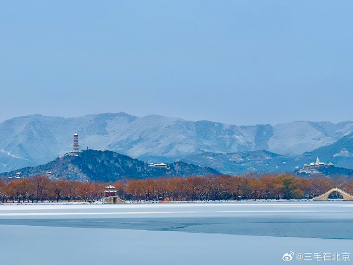 北京颐和园 望见西山晴雪 摄影