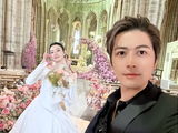 陈学冬罕露面出席奚梦瑶何猷君婚礼，晒婚礼合照喊话：要幸福