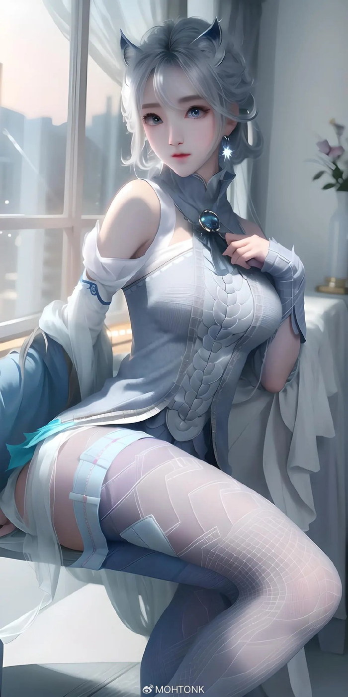 无题雪天美少女古风ai绘画图集动漫卡通二次元手机电脑高清壁纸cg