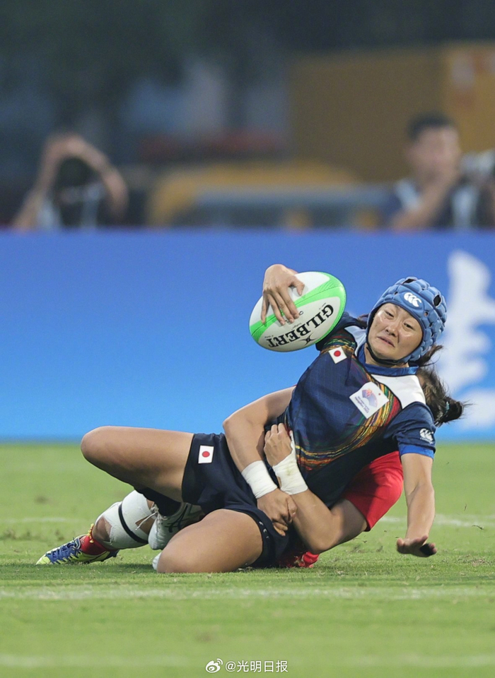 中国女子七人制橄榄球队夺冠